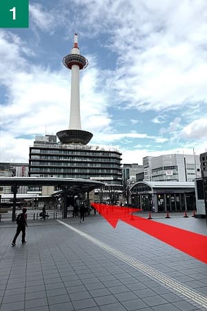 東京ノーストクリニック京都院の行き方1